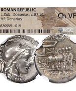 Minerva/Triumphal 4 Horse Chariot. Rubria 3. NGC Certified Choice VF Rom... - $502.55