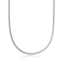 Ross Simons 3mm Sterling Silver Snake Chain Necklace - £54.91 GBP