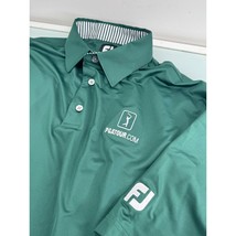 Footjoy PGA Tour Golf Polo Shirt Green FJ Short Sleeve Stretch XL - £23.86 GBP