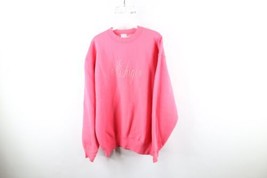 Vtg 90s Womens L Spell Out University of Michigan Heavyweight Sweatshirt USA - £39.06 GBP