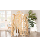 Alard Natural Brown Rattan Room Divider - $640.44 CAD