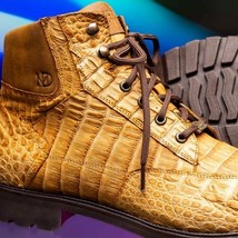 LEONI Genuine Caiman Belly Boot Oil Orix image 8