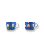 Demitasse Coffee Tea Cups Studio Nova &quot;Love In Bloom&quot; Adam &amp; Eve Espress... - £11.68 GBP