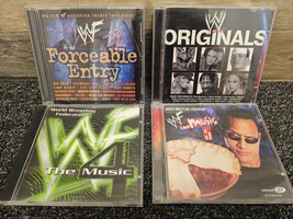 WWF Forceable Entry-Originals-The Music Vol. 4-The Music Vol. 5- Lot of 4 CDs - £15.45 GBP