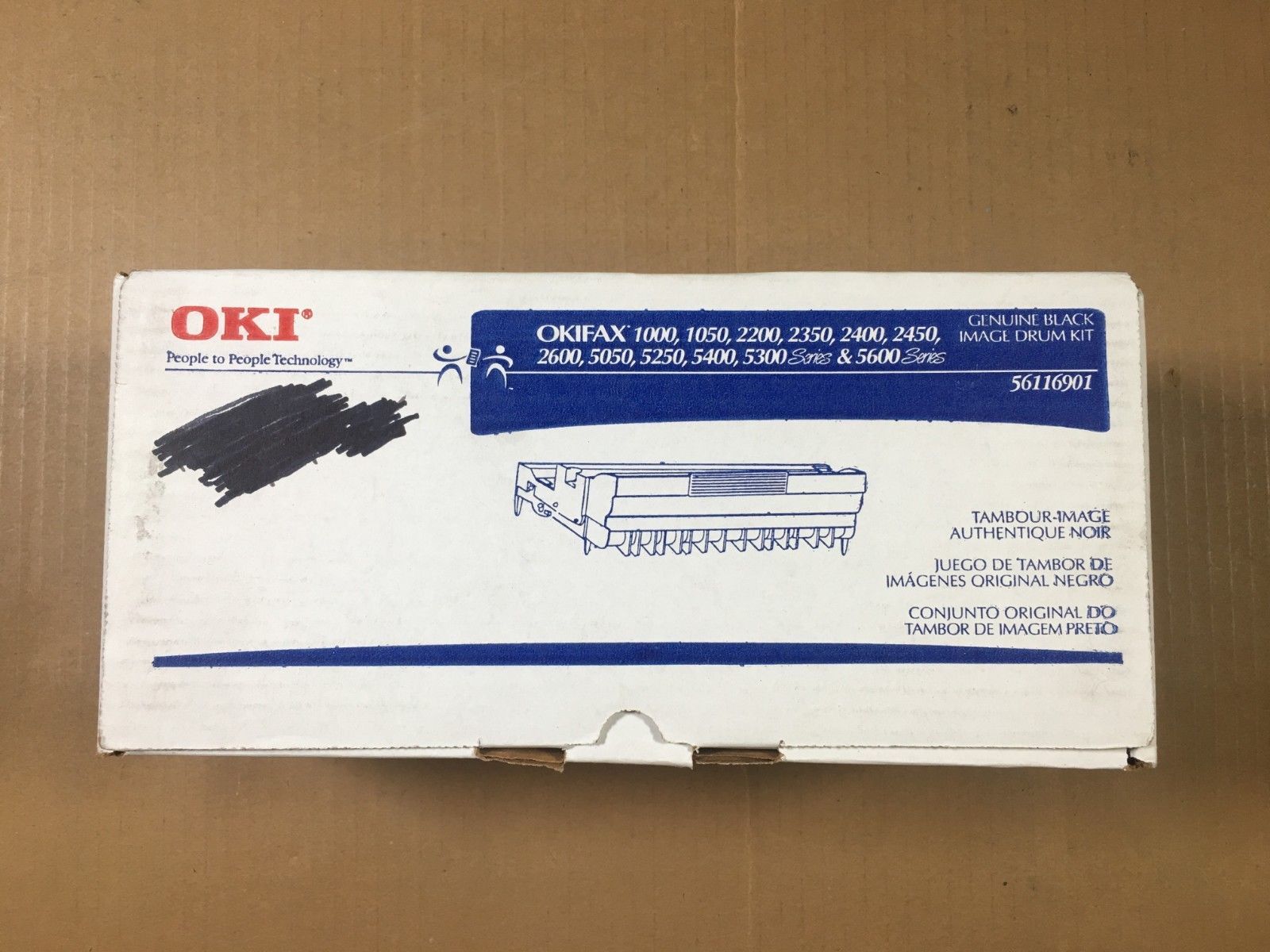Genuine OKIFAX 1000 1050 2200 Image Drum Kit 56116901 Same Day Shipping  - $54.45