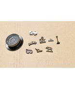 Monopoly Metal Game Pieces Replacement Token Lot Hat Dice - $10.93 CAD