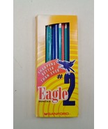 Vintage Lot of 14 Sanford Eagle No. 2 Fancy HB Wood Pencils USA In Original Box - £3.89 GBP