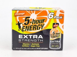 5 Hour Energy Extra Strength Orange 6ct BB07/24 - $21.24