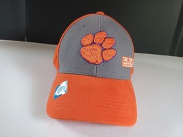 Clemson Tigers Adjustable Orange/Gray Paw Print Logo Captivating Headwea... - £14.64 GBP