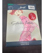 Hanes Suitable Attire N006X Non-Control Top Sheer Toe Pantyhose Natural,... - $7.69