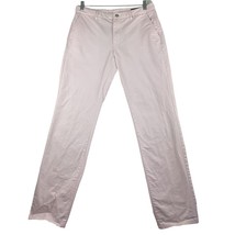 BONOBOS Pants Men&#39;s 33&quot; x 32&quot; Light Pink Chinos Stretch Slim Fit Comfort Casual - £18.15 GBP