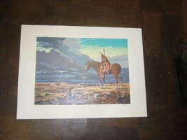 Limited edition Indian print by Blare native American Indian - $23.03