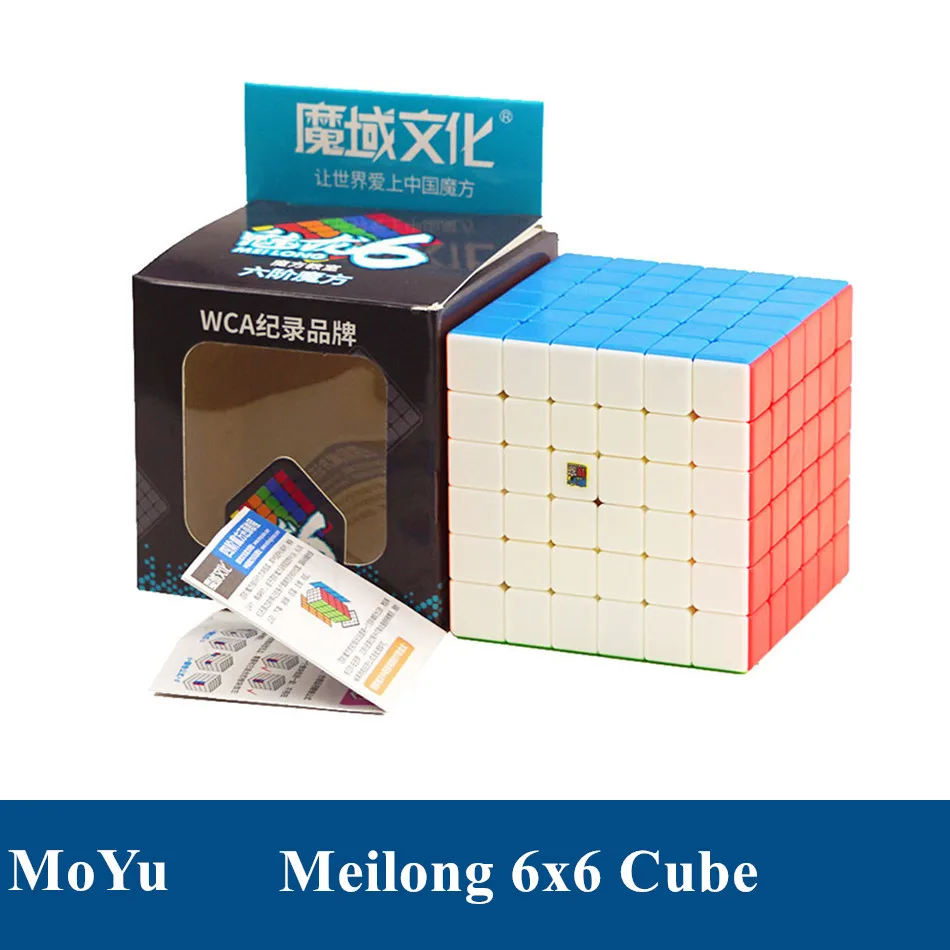 Play MoYu Meilong 6x6 Speed A Cube Educational Puzzle Play 6x6x6 A Cubes for Pla - £35.06 GBP