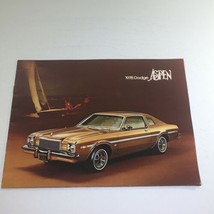 1978 Dodge Aspen Special Edition Paint Dealership Car Auto Brochure Catalog - £5.64 GBP