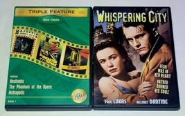 Nosferatu/The Phantom Of The Opera/Metropolis &amp; Whispering City DVD  - £6.71 GBP