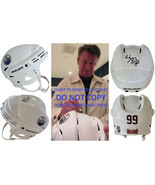 Wayne Gretzky Signed Edmonton Oilers Hockey Helmet Exact Proof COA.Autog... - $1,286.99