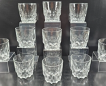 11 Arcoroc Artic Old Fashioned Glasses Set Clear Cut Drinking Tumbler Fr... - $88.77
