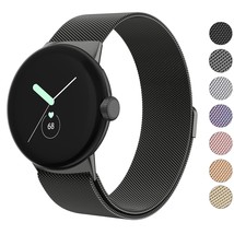 Metal Band Compatible With Google Pixel Watch Bands For Women Men, Stain... - £15.65 GBP