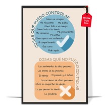 Spanish Circle of Control Poster Spanish School Counselor Poster Therapy Posters - £12.82 GBP