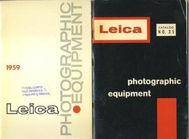 LEICA 1959 and 1960 Photographic Equipment Catalogs with Prices - £19.09 GBP