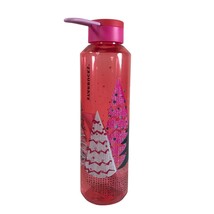 Starbucks 2021 Winter Holiday Christmas Tree 24 oz Reusable Plastic Water Bottle - $19.78