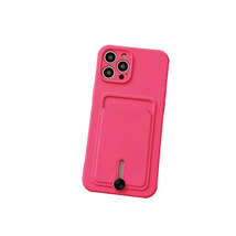 Anymob Samsung Red Phone Case Soft Silicone Card Slots Cover - £21.15 GBP