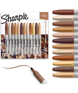 Permanent Markers Portrait Colors Skin Tone Markers Set Fine Tip Art Ske... - $428.59 MXN