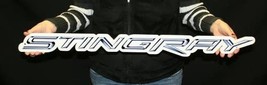 C7 Corvette Stingray Wall Emblem Script Large Metal Art 32&quot; by 2.8&quot; 14 thru 19  - £35.81 GBP