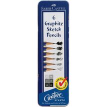 Creative Studio Graphite Sketch Pencil Set 6 Pcs with Tin Case - €9,50 EUR