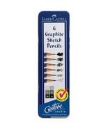 Creative Studio Graphite Sketch Pencil Set 6 Pcs with Tin Case - €9,50 EUR
