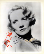 Marlene Dietrich signed B&amp;W Vintage 8x10 Photo imperfect- JSA #M43116 (Hollywood - £117.01 GBP