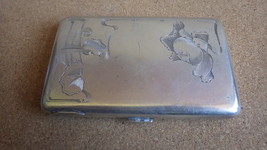 ANTIQUE ART NOUVEAU RUSSIAN 84 SILVER CIGARETTE CASE FEODOSII IVANOVICH ... - £469.10 GBP