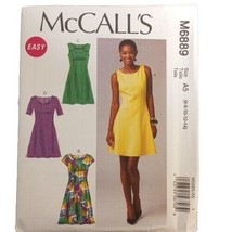 McCall&#39;s Pattern M6889 Women&#39;s Dresses Close-fitting Summer A5 6-14 UC - $5.13