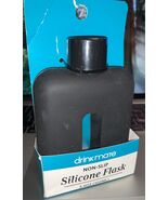 Drinkmate Non Slip FLASK WITH Black SILICONE CASE 3.4 Oz - $27.63 CAD