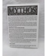Mythos CCG The Cthulhu Collectible Card Game Rulebook - $16.46 CAD