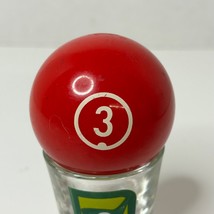 Vtg Number 2 Red Solid Pool Ball With White Circle Replacement Billiard 2 1/4&quot; - £10.99 GBP