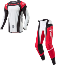 New 2024 Alpinestars Techstar Ocuri Mars Red White Black Dirt Bike Adult MX Gear - £212.90 GBP