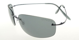 Onos LATITUDE Rimless Titanium Gunmetal / Gray Polarized Sunglasses 65mm - £99.44 GBP
