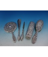 Cluny by Gorham Monogrammed 5 Piece Sterling Silver Dresser Set #C607 (#... - €1.288,20 EUR