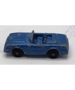 Vintage Tootsie Toy Die Cast Blue Convertible Mercedes Benz Car - $93.89 MXN