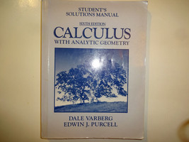 Calculus with Analytic Geometry - Varberg, Purcell student&#39;s solutions manual - £15.57 GBP