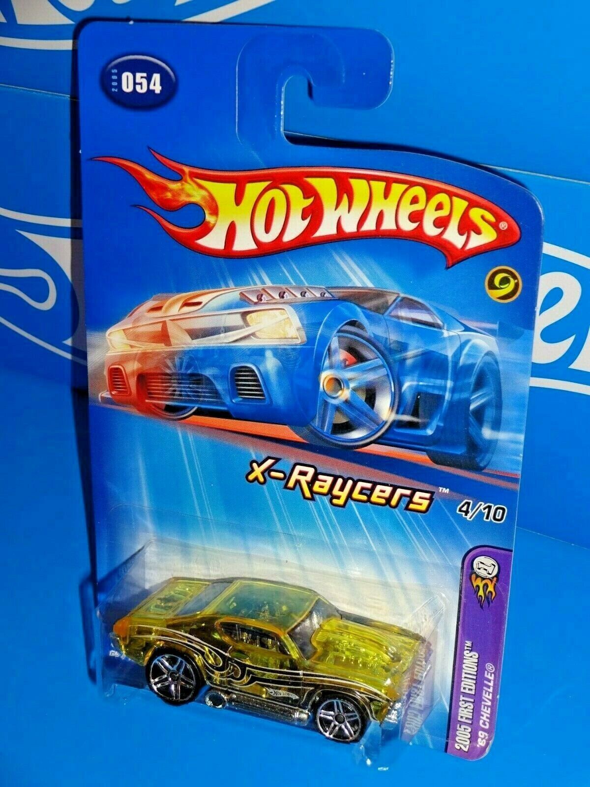 Primary image for Hot Wheels 2005 First Editions X-Raycers #54 '69 Chevelle Yellow w/ PR5s