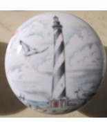 Ceramic knob Light House Lighthouse Cape Hatteras NC #1 - £4.17 GBP