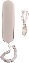 M Ugast Corded Telephone,Wired Mini Slim-Line Table/Wall-Mountable, Beige - £23.18 GBP