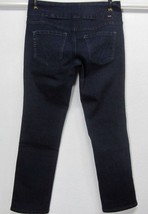 Jag Women&#39;s Straight Leg Pull On Size 6P L29 Dark Blue Stretch J EAN S Perfect - $25.59