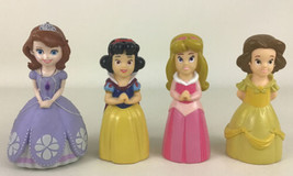 Disney Princess Water Toy Figures 4pc Lot Sofia Aurora Belle Snow White ... - $17.77