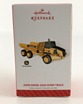 Hallmark Keepsake Christmas Ornament John Deere 250D Dump Truck Equipment 2014 - £19.71 GBP