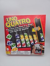 Uno Quatro Game Adult Family Game Night Mattel Board Game Strategy Ages 7+ - $400.73 MXN