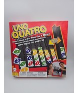 Uno Quatro Game Adult Family Game Night Mattel Board Game Strategy Ages 7+ - $400.79 MXN