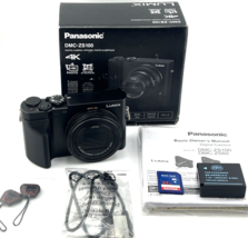 Panasonic Lumix DMC ZS100 20MP Digital Camera Black 4K 10x Zoom IOB MINT - £573.90 GBP